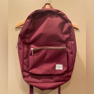 Maroon Herschel backpack